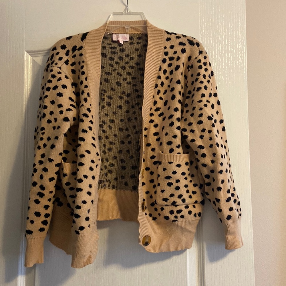 Spotted cardigan